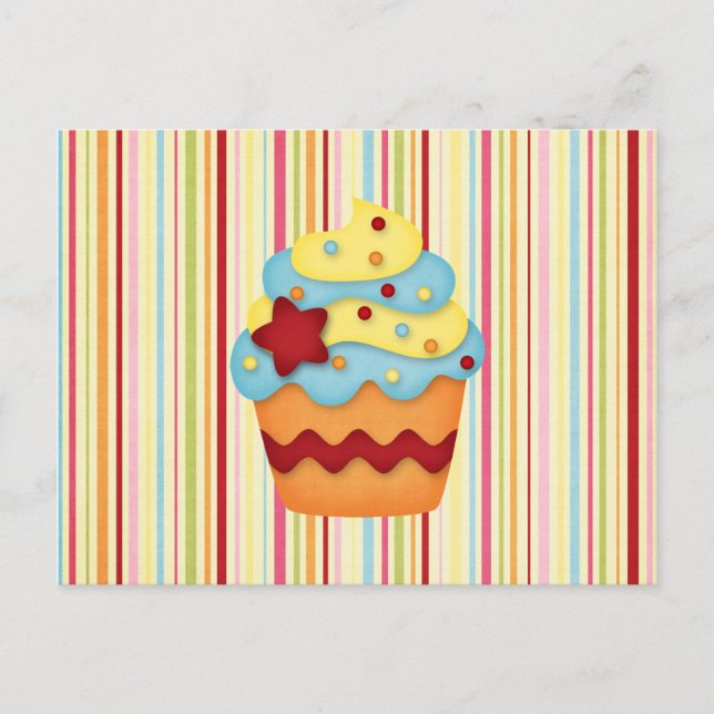 Jummy Cupcake Postkarte (Vorderseite)