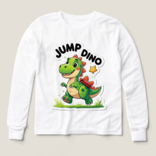 Jump Dino - Sticker de dessin en jeu T-Shirt