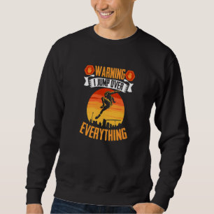 Jump Freerunning Obstacle Course Acrobatic Par Sweatshirt