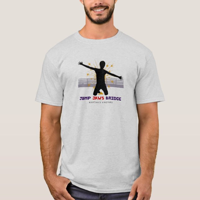 JUMP JAWS BRIDGE MARTHA'S VINEYARD T-Shirt (Vorderseite)