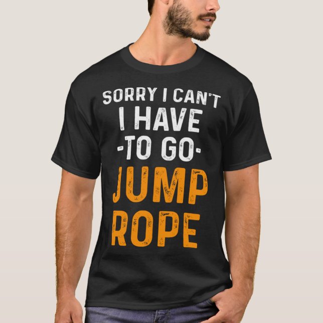 Jump Rope Skipping Jumping Roping Workout T-Shirt (Vorderseite)