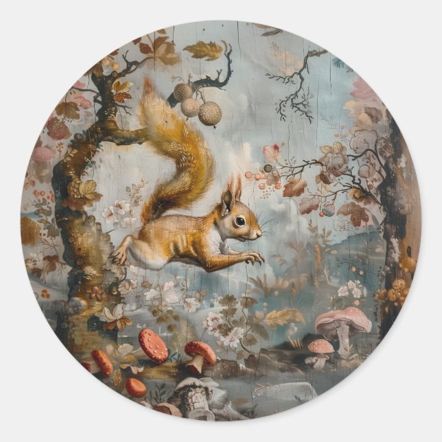 Jump - Round Stickers for Stationery (Vorderseite)