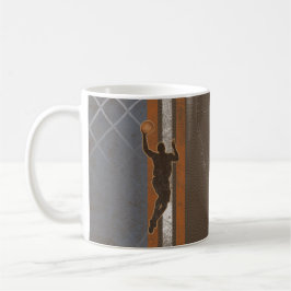 Jump Shot Boy Man Basketball Mug