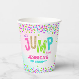 Jump Trampolin Geburtstagsparty Supplies Dekor Pappbecher