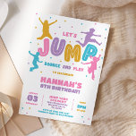 Jump Trampoline Park Geburtstagsparty Einladung<br><div class="desc">Jump Trampolin Park Geburtstagsparty Einladung.</div>