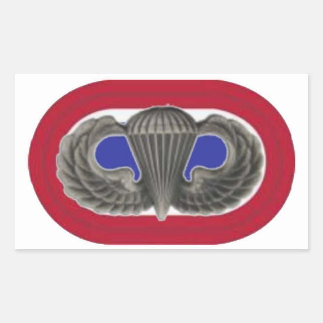 JUMP WINGS/OVAL 82D IM FLUGZEUG STICKER (Vorderseite)
