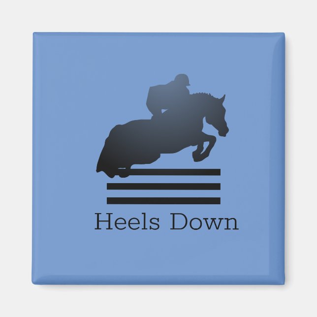 Jumper Clearing an Hindernis. Magnet (Vorne)