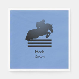 Jumper Clearing an Hindernis. Serviette