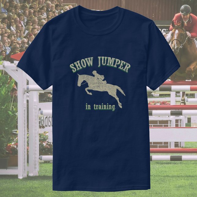 Jumper in Ausbildung anzeigen | Vintage Reittiere T-Shirt (Von Creator hochgeladen)
