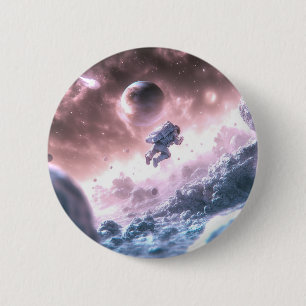 Jumping Astronaut Button