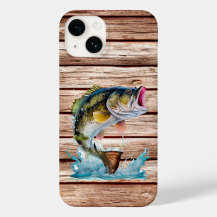 Jumping Bass Barn Wood Case-Mate iPhone 14 Hülle