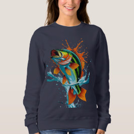 Jumping Colorful Fish – Women’s Sweatshirt