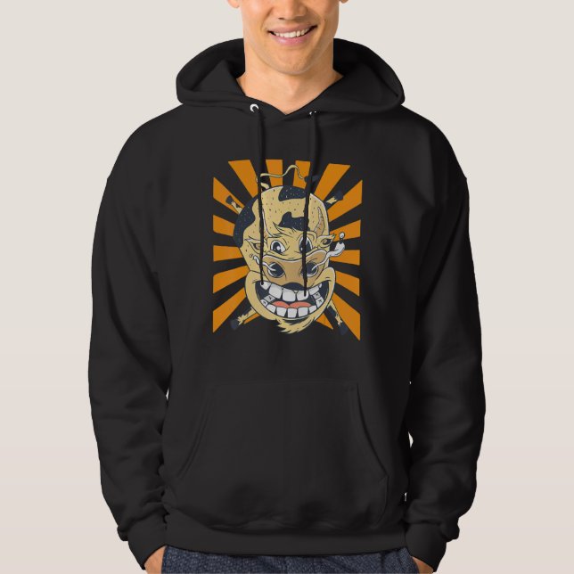 Jumping Cow Hoodie (Vorderseite)