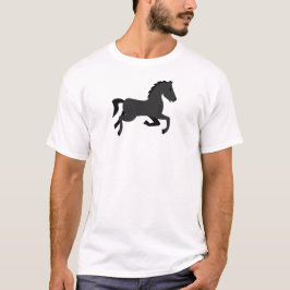 Jumping Dark Horse Emoji Customizable Festival T-Shirt