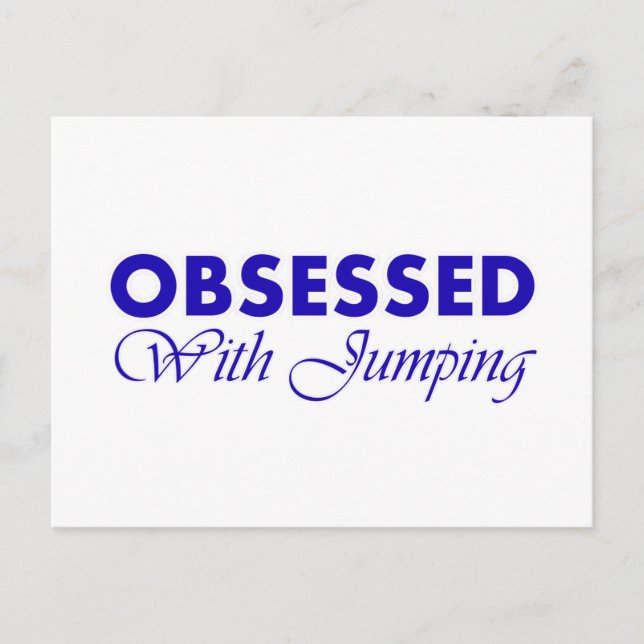 Jumping-Design Postkarte (Vorderseite)