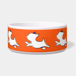 Jumping Dog Muster Pet Bowl Napf