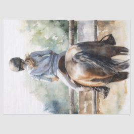 Jumping Eventing Horse Decoupage anzeigen Seidenpapier