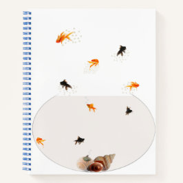 Jumping Fish Spiral Notebook Notizbuch