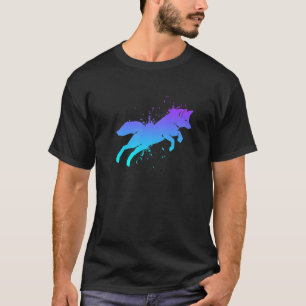 Jumping Fuchs Jäger Fuchs Jagd Kitsune T-Shirt