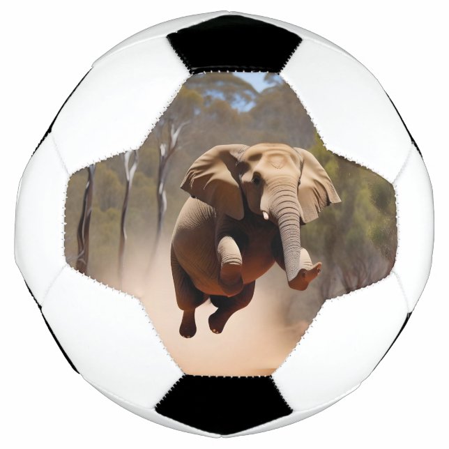 "Jumping Joy: The Animated Elephants' Leap" Fußball (Vorderseite)