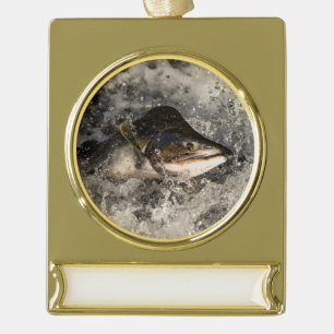 Jumping Lmon Banner-Ornament Gold