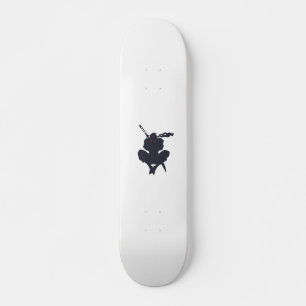 Jumping Ninja Silhouette - Wählen Sie Hintergrund Skateboard