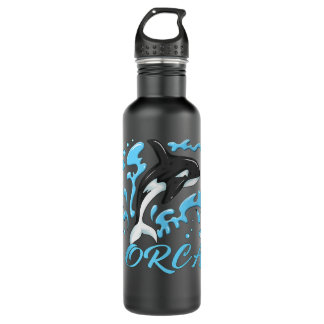 Jumping Orca Whale Kids Design Seepark Cruising Or Edelstahlflasche