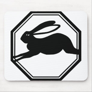 Jumping Rabbit Mousepad