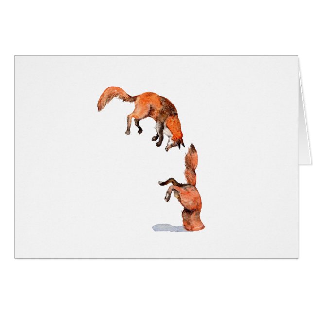 Jumping Red Fox (Vorderseite (Horizontal))
