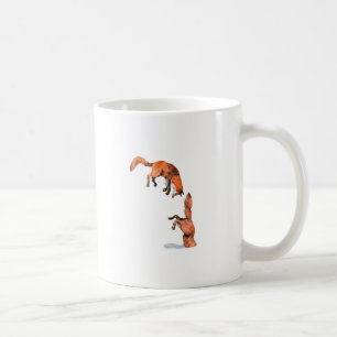 Jumping Red Fox Kaffeetasse