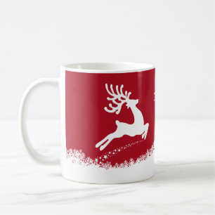 Jumping Rentier individuelle Name Tasse