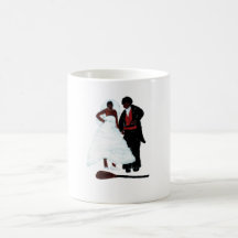 "Jumping the Broom" Kaffee-Tasse