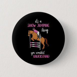 Jumping Things Reitpferd Lover Horsebac anzeigen Button
