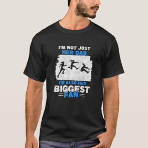 Jumping Triple Jump Track und Field Vater T-Shirt