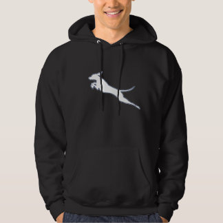 Jumping Vizsla Hooded Shirt