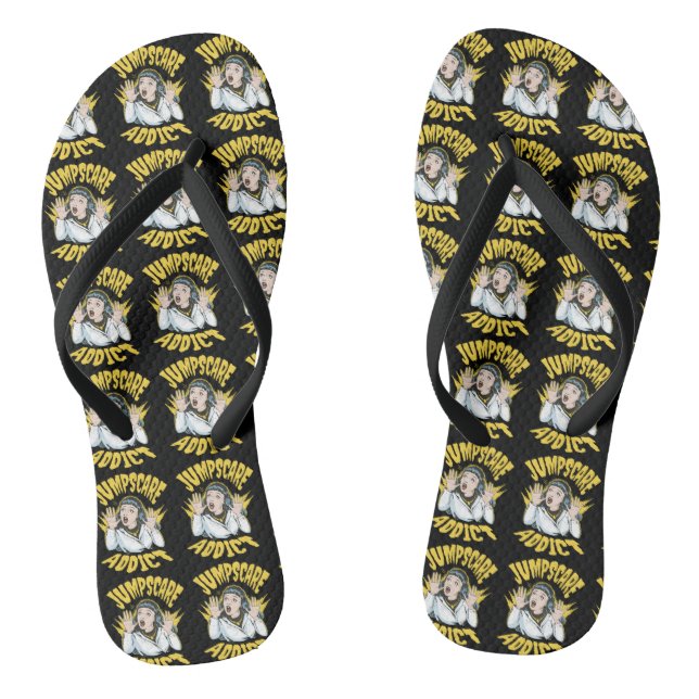  Jumpscare Addict  Flip Flops (Fußbett)