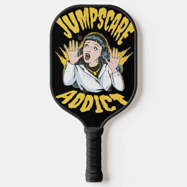  Jumpscare Addict  Pickleball Schläger (Vorderseite)