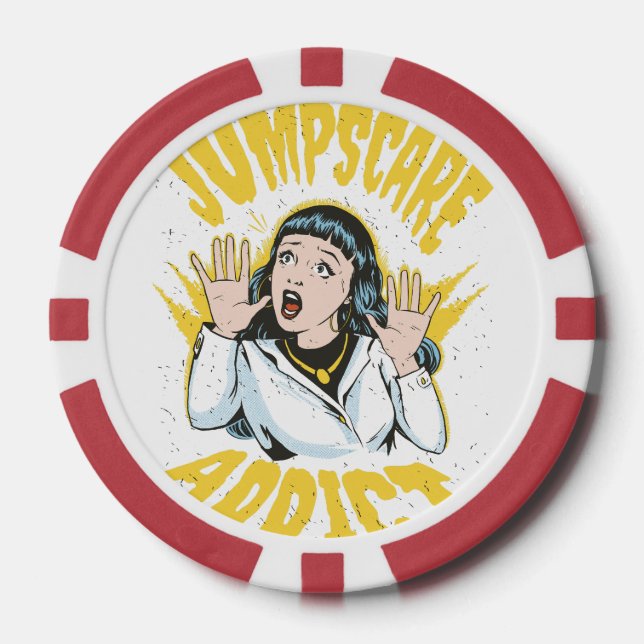  Jumpscare Addict  Pokerchips (Vorderseite)
