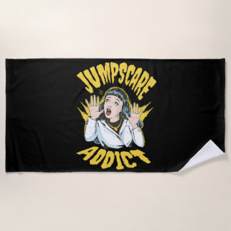  Jumpscare Addict  Strandtuch