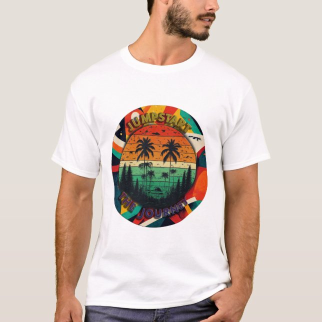 Jumpstart der Reise T-Shirt (Vorderseite)