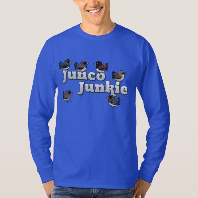 Junco Junkie T-Shirt (Vorderseite)