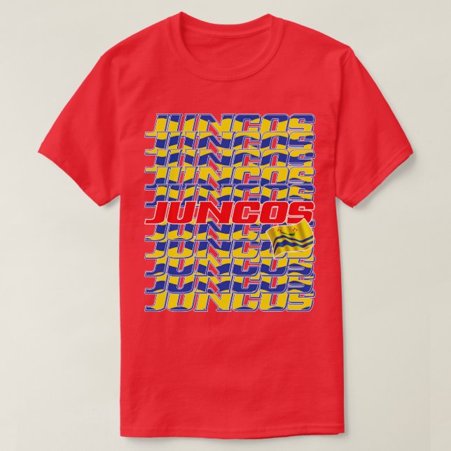 Juncos Cascade Text 2 T-Shirt (Design vorne)