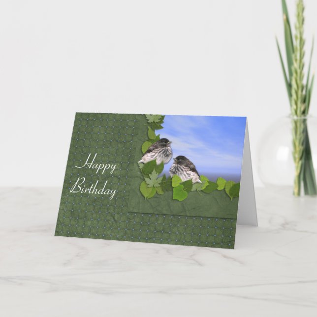 Juncos Geburtstagskarte Karte (Vorderseite)