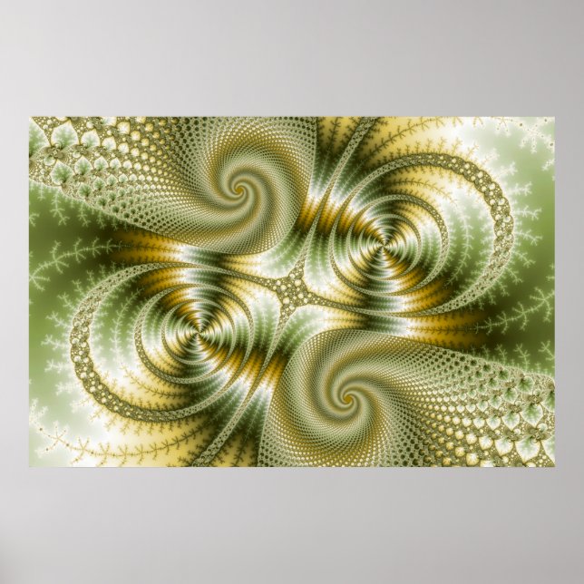 Junction - Mandelbrot Art Poster (Vorne)