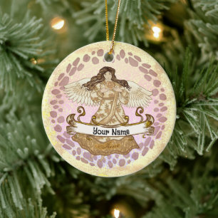 June Birthday Angel Ornament