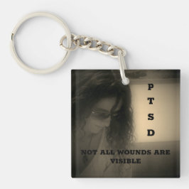 June ist PTSD Awareness Montag Schlüsselanhänger
