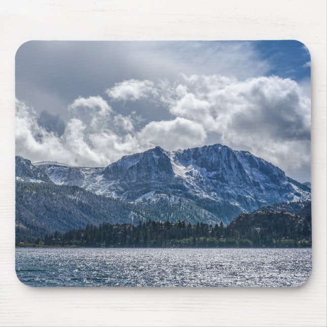 June Lake & Carson Peak with Encroaching Storm Mousepad (Vorne)