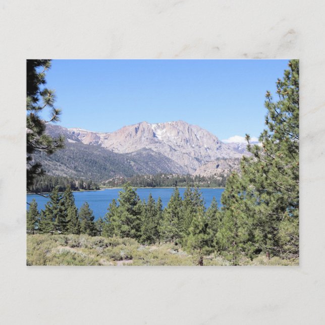 June Lake & Eastern Sierra Nevada Mountains, CA Postkarte (Vorderseite)