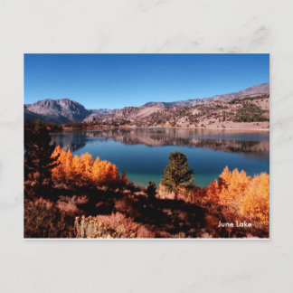 June Lake Mammov - Seen Postkarte