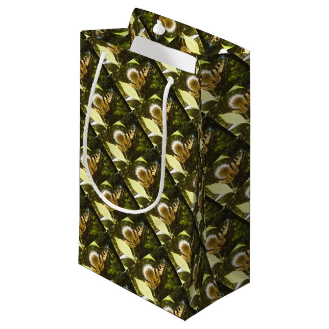 June Monarch Blume Gift Bag Kleine Geschenktüte (Vorderseite Schrägansicht)